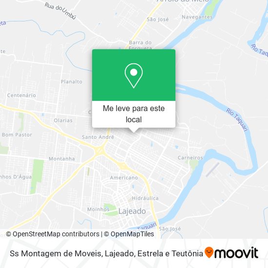 Ss Montagem de Moveis mapa