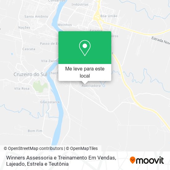 Winners Assessoria e Treinamento Em Vendas mapa