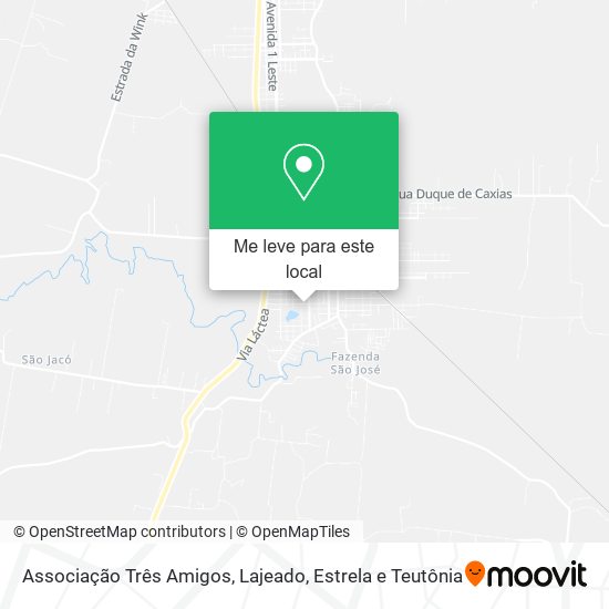 Associação Três Amigos mapa