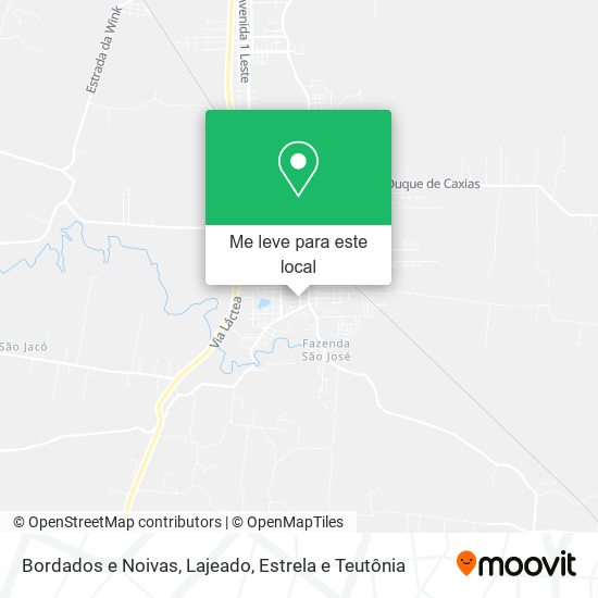 Bordados e Noivas mapa