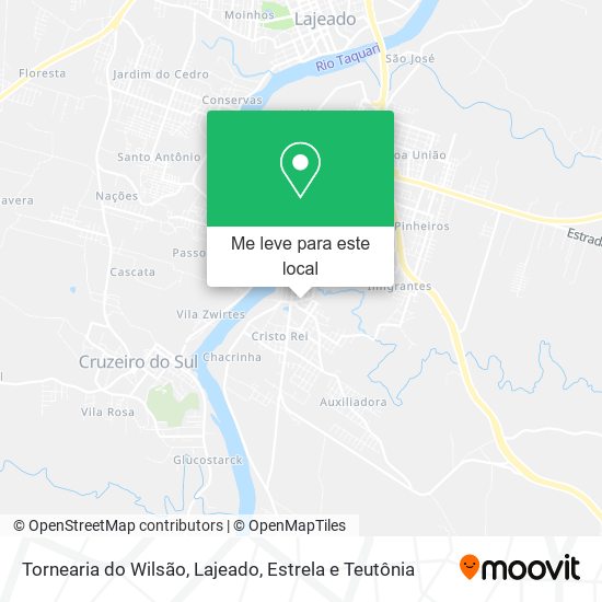 Tornearia do Wilsão mapa