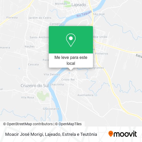 Moacir José Morigi mapa