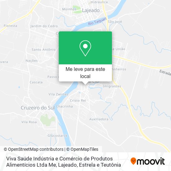 Viva Saúde Indústria e Comércio de Produtos Alimentícios Ltda Me mapa