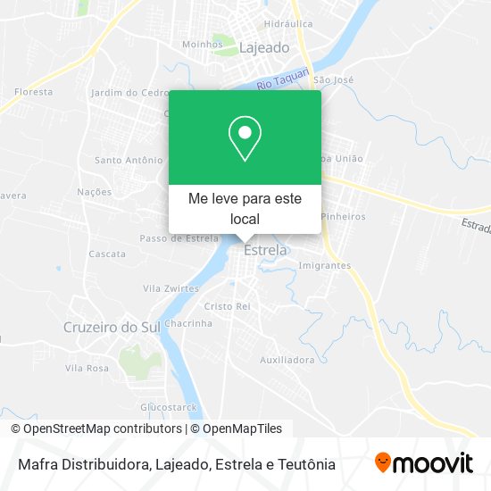 Mafra Distribuidora mapa