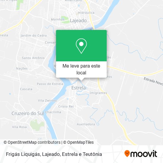 Frigás Liquigás mapa