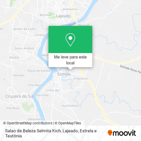 Salao de Beleza Selmita Kich mapa