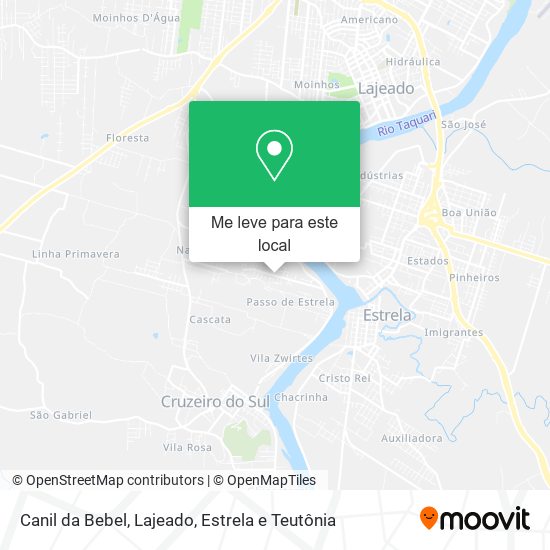 Canil da Bebel mapa