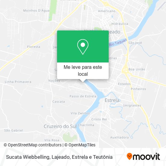 Sucata Wiebbelling mapa