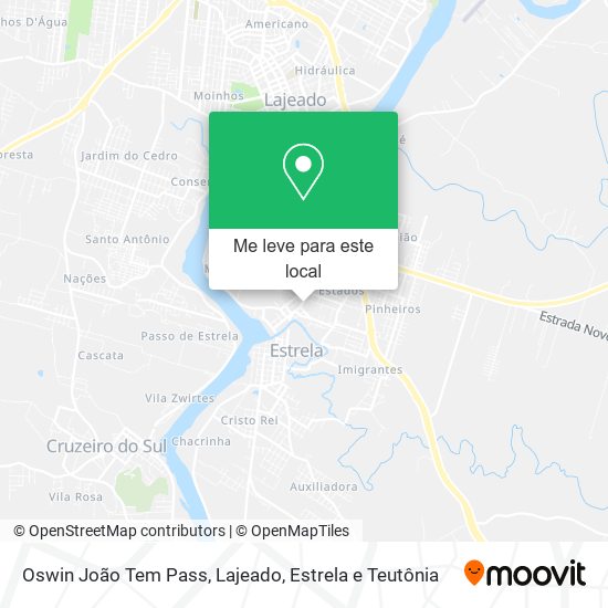 Oswin João Tem Pass mapa