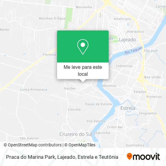 Praca do Marina Park mapa
