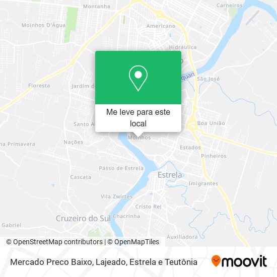 Mercado Preco Baixo mapa