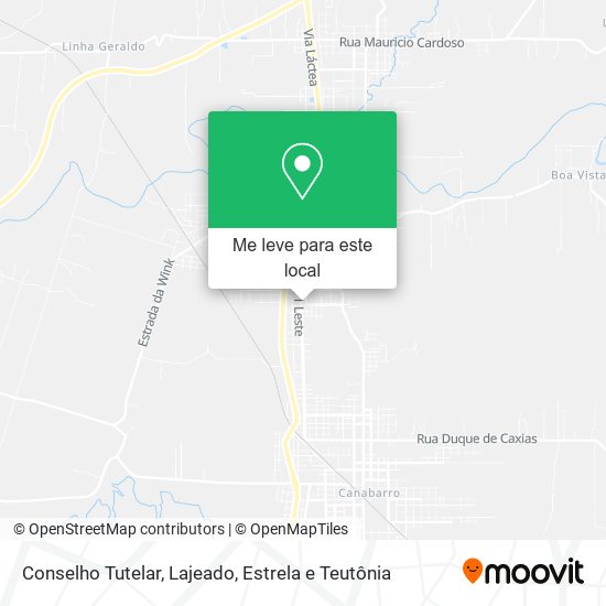 Conselho Tutelar mapa