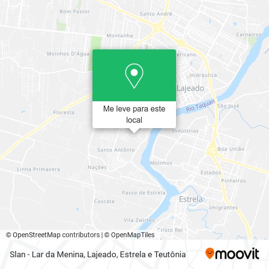 Slan - Lar da Menina mapa