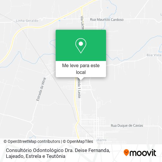 Consultório Odontológico Dra. Deise Fernanda mapa