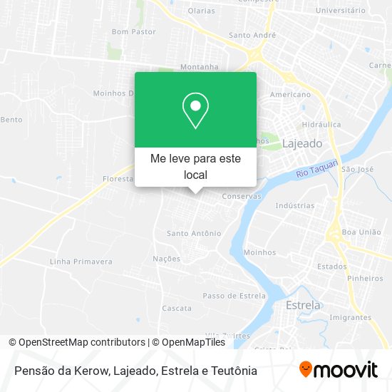 Pensão da Kerow mapa