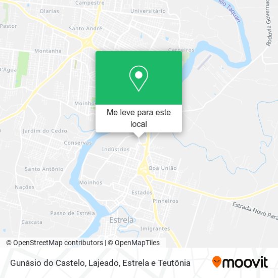 Gunásio do Castelo mapa