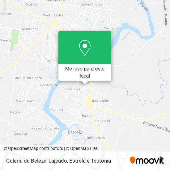 Galeria da Beleza mapa