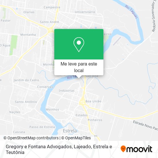 Gregory e Fontana Advogados mapa