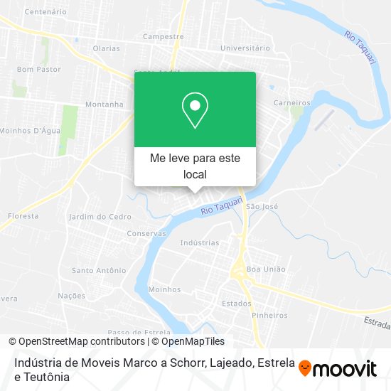 Indústria de Moveis Marco a Schorr mapa
