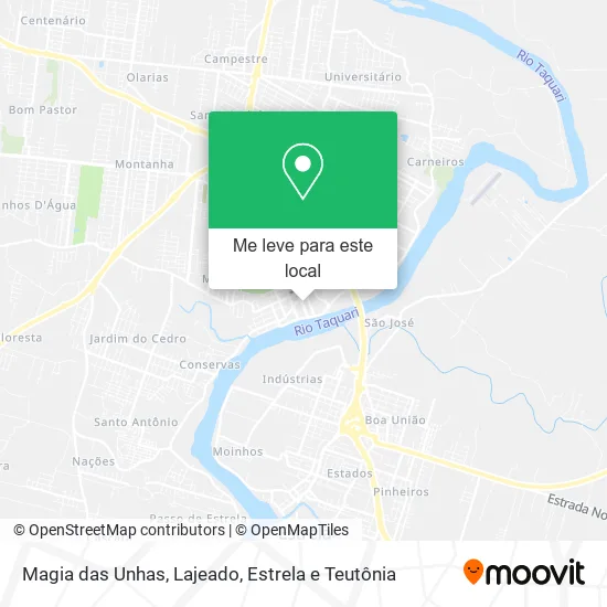 Magia das Unhas mapa