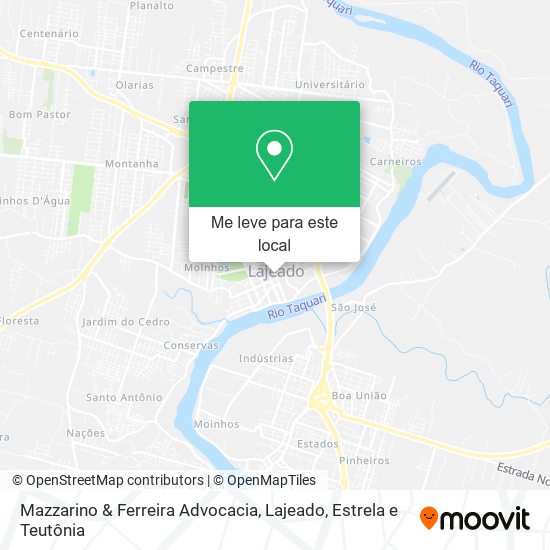 Mazzarino & Ferreira Advocacia mapa