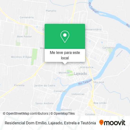 Residencial Dom Emílio mapa