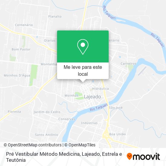 Pré Vestibular Método Medicina mapa