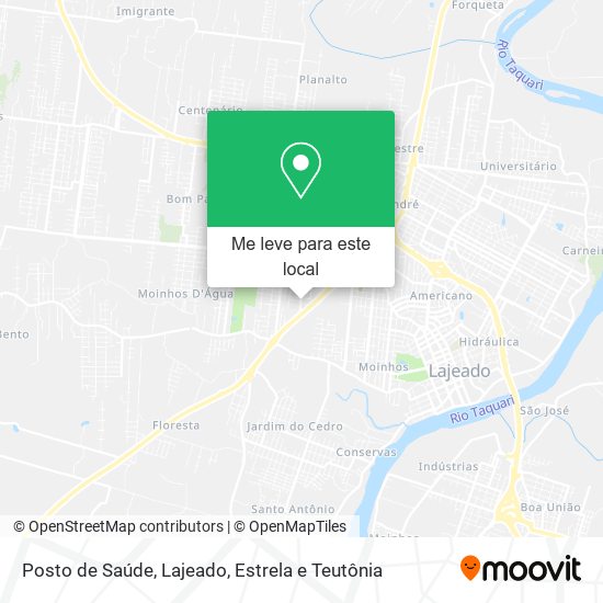 Posto de Saúde mapa