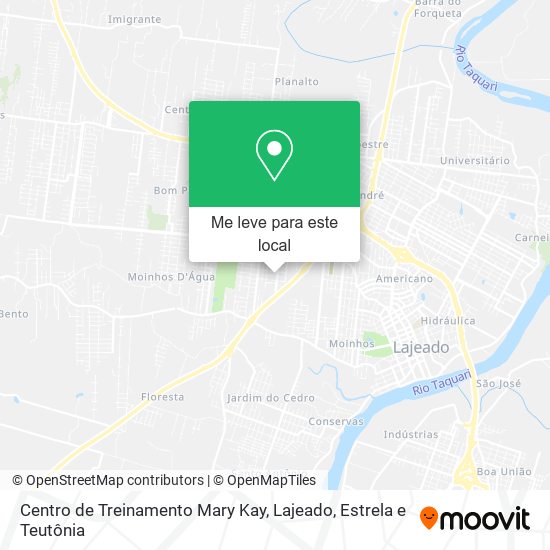 Centro de Treinamento Mary Kay mapa