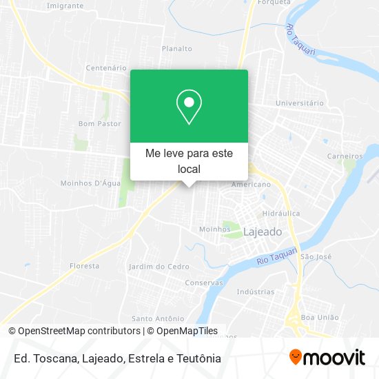 Ed. Toscana mapa