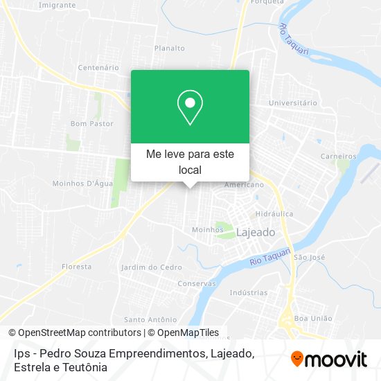 Ips - Pedro Souza Empreendimentos mapa