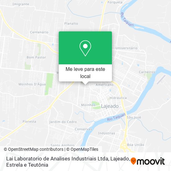 Lai Laboratorio de Analises Industriais Ltda mapa