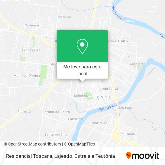 Residencial Toscana mapa