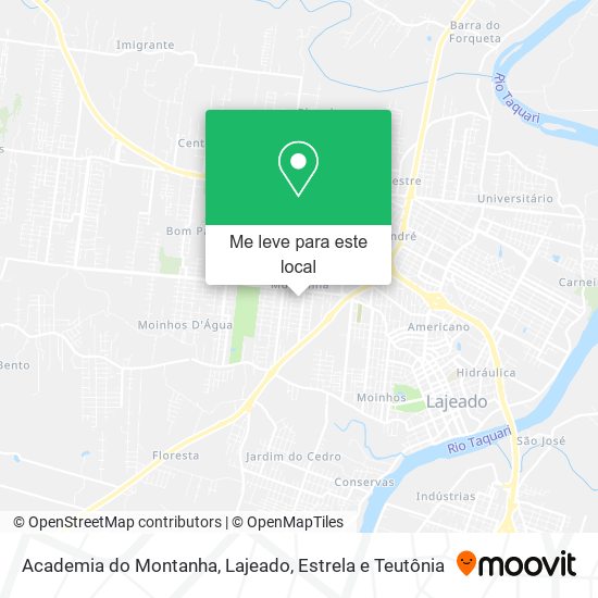 Academia do Montanha mapa