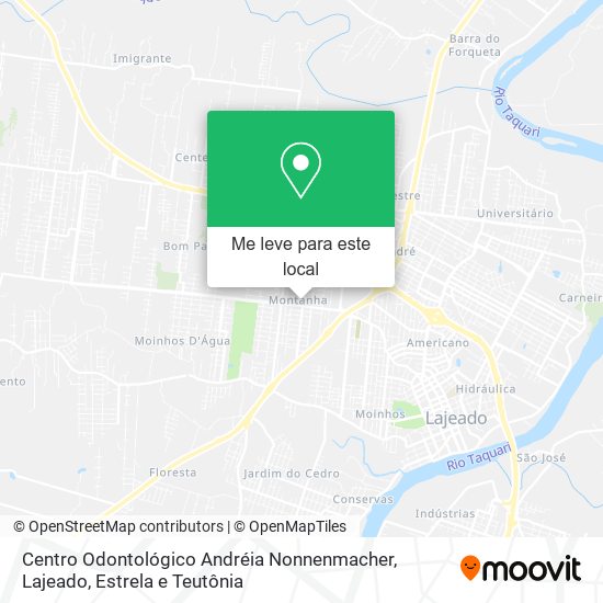 Centro Odontológico Andréia Nonnenmacher mapa