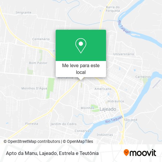 Apto da Manu mapa