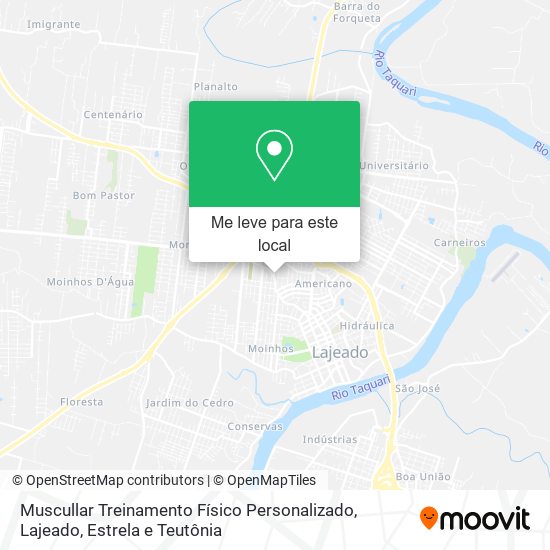 Muscullar Treinamento Físico Personalizado mapa