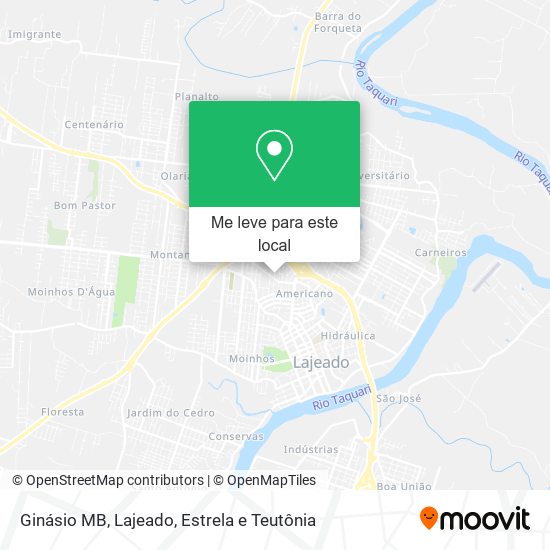 Ginásio MB mapa