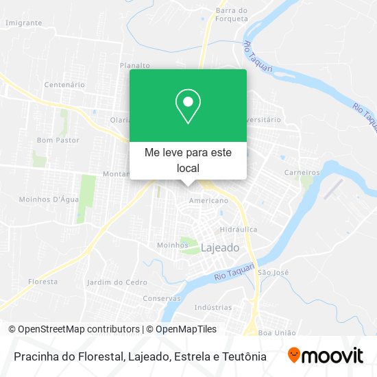 Pracinha do Florestal mapa