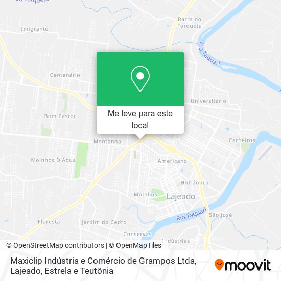 Maxiclip Indústria e Comércio de Grampos Ltda mapa