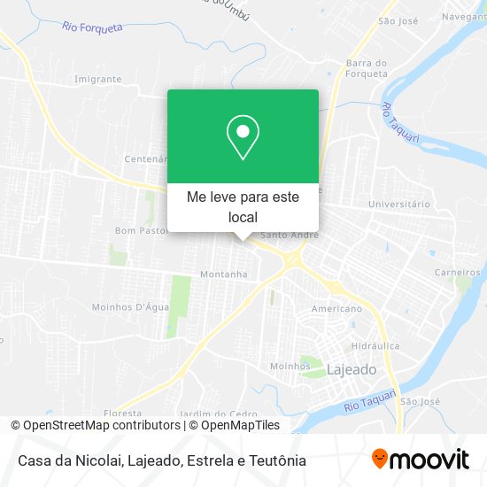 Casa da Nicolai mapa