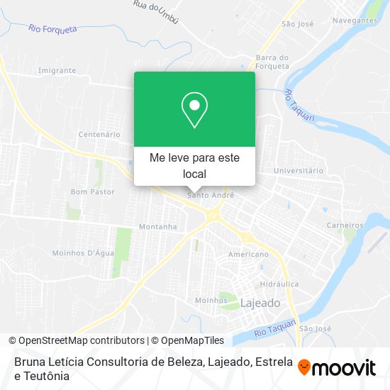 Bruna Letícia Consultoria de Beleza mapa