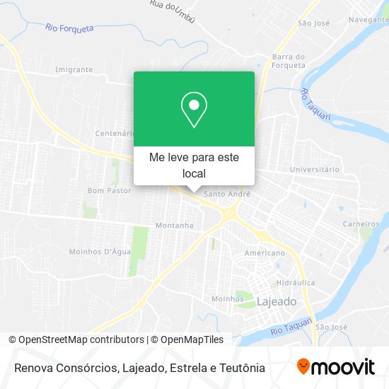 Renova Consórcios mapa