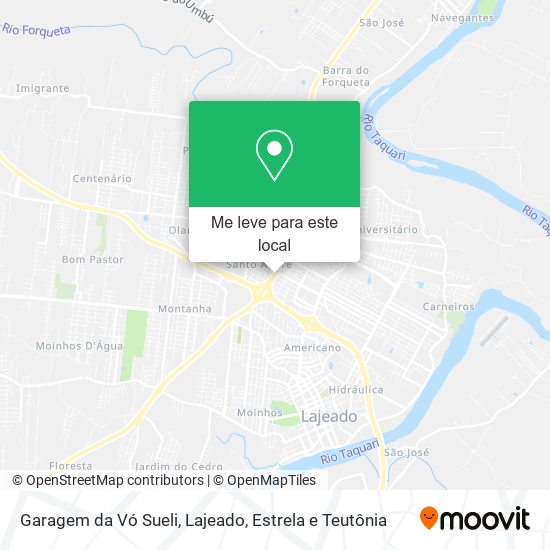 Garagem da Vó Sueli mapa