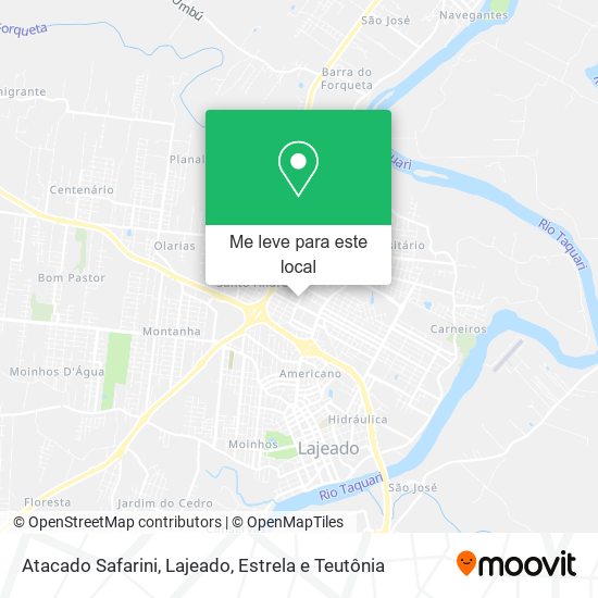 Atacado Safarini mapa