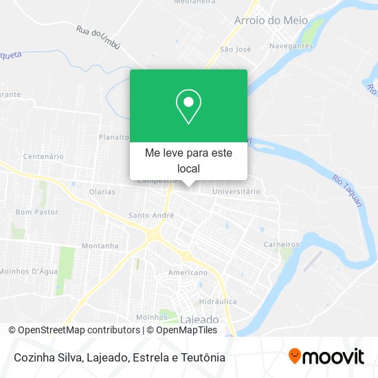 Cozinha Silva mapa