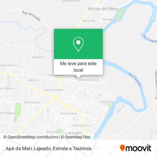 Apê da Mari mapa