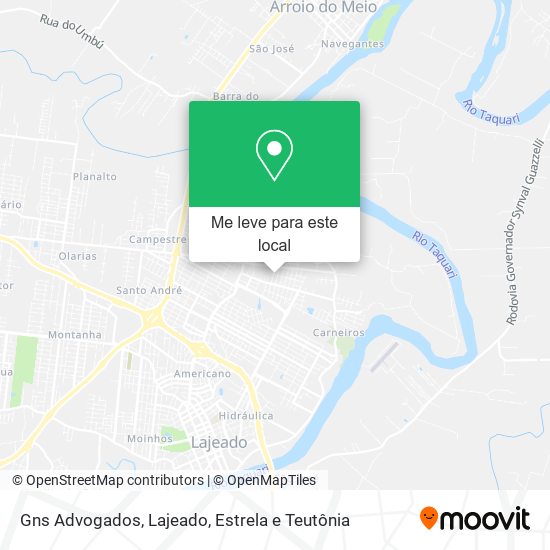 Gns Advogados mapa