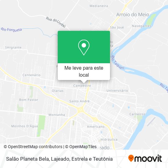 Salão Planeta Bela mapa