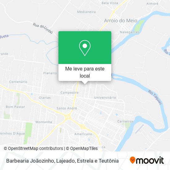 Barbearia Joãozinho mapa